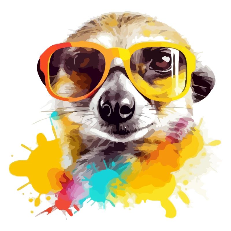 Exou das Erdmännchen mit Brille