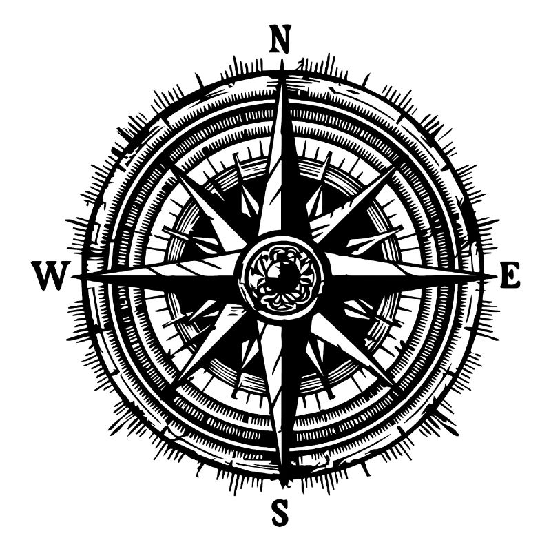 Compass Nautical Sailboat Seafarer