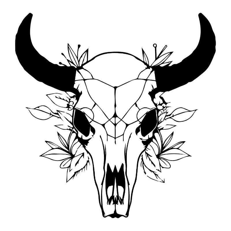 Cow Skull Boho