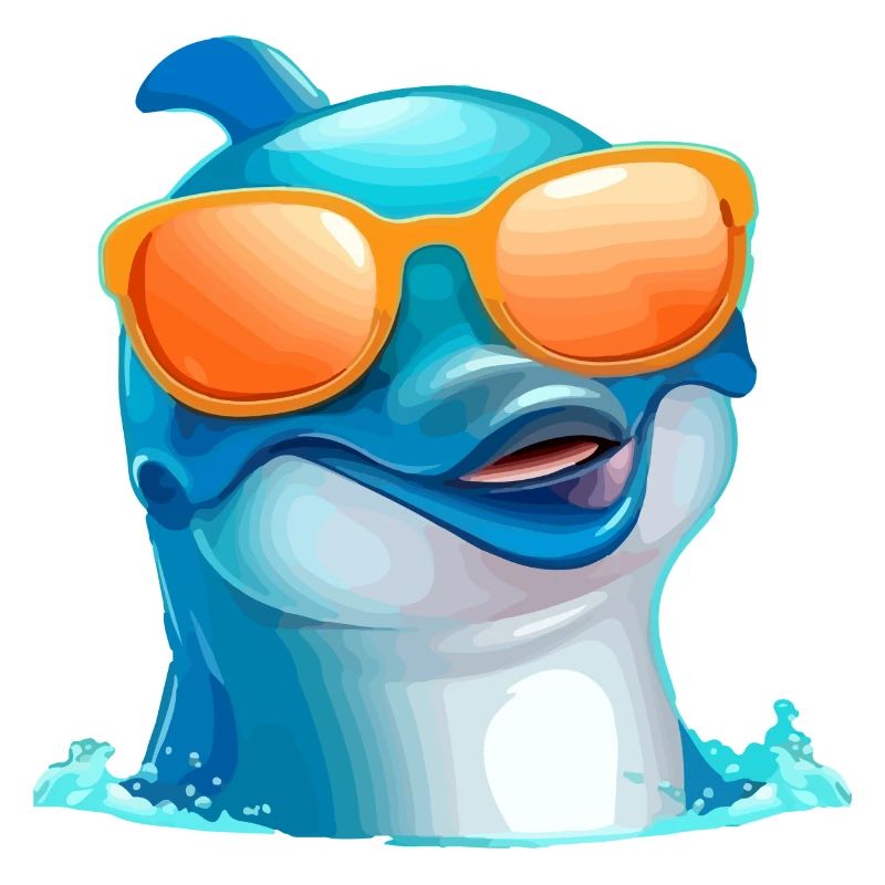 Chas le dauphin à lunettes