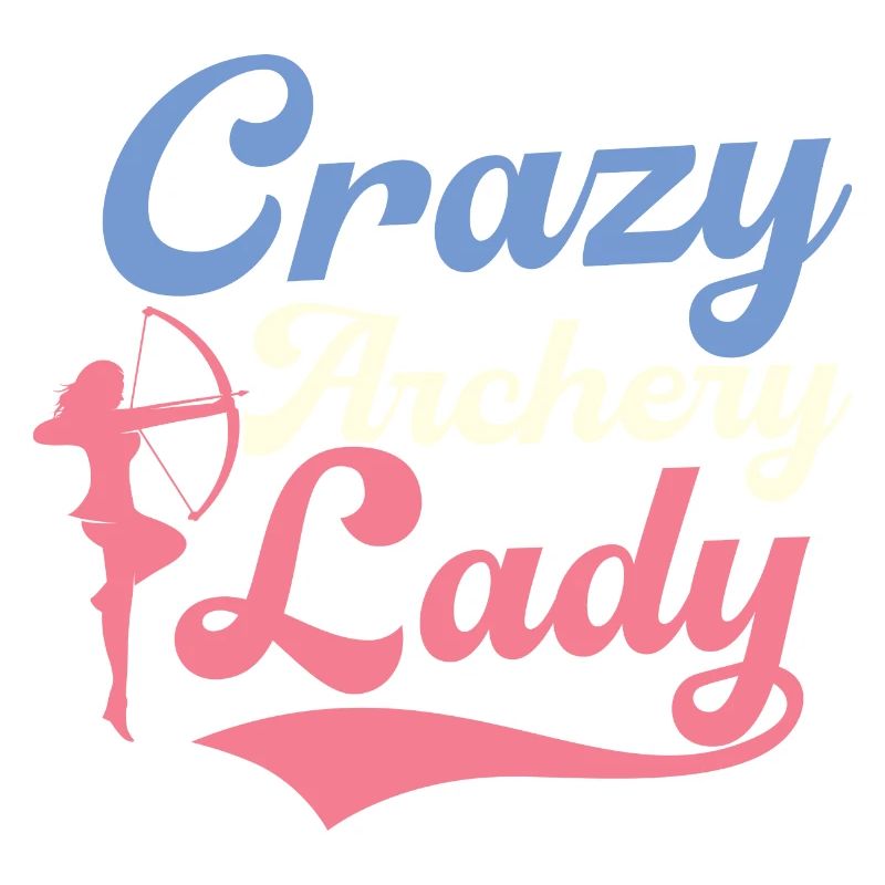 Crazy Archery Lady Archer Cible Arc et flèches