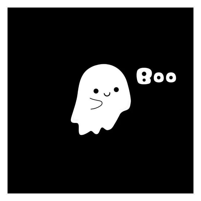Süßer Geist Boo schwarz