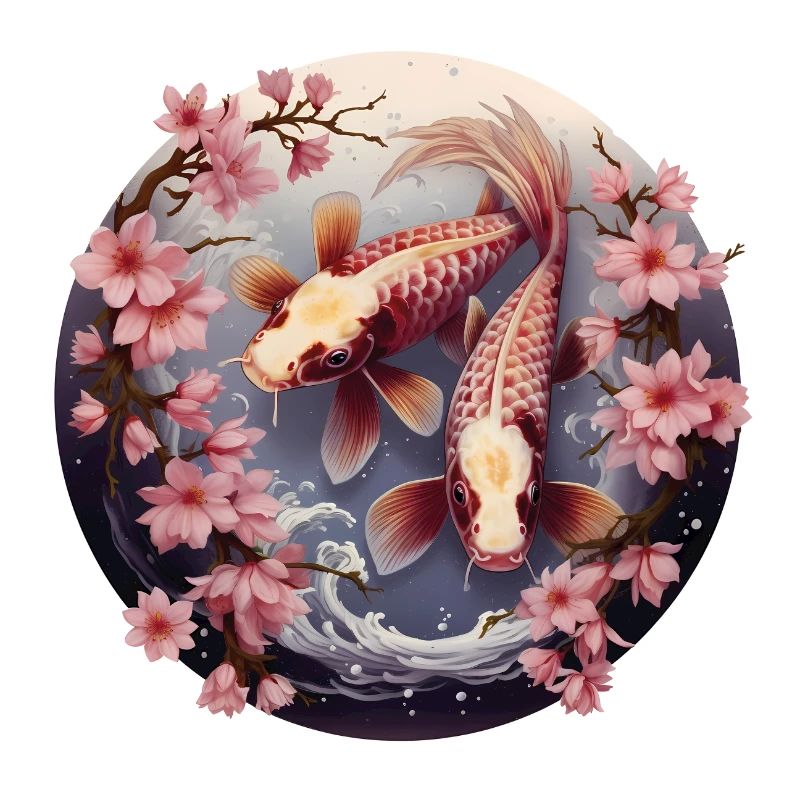 Cherry Blossom Koi Carp
