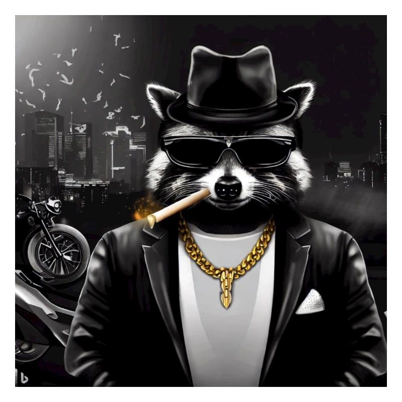 Gangster Waschbär