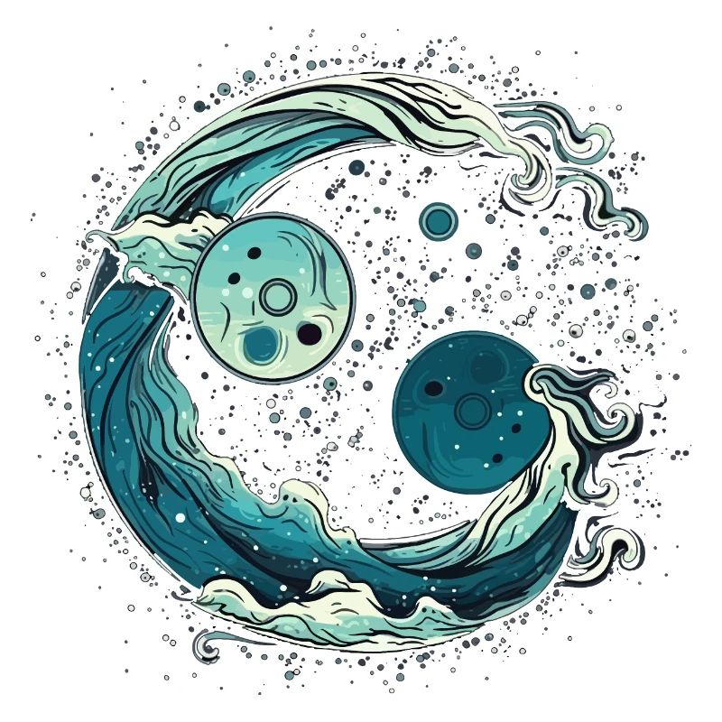 Yin et Yang Ocean Style