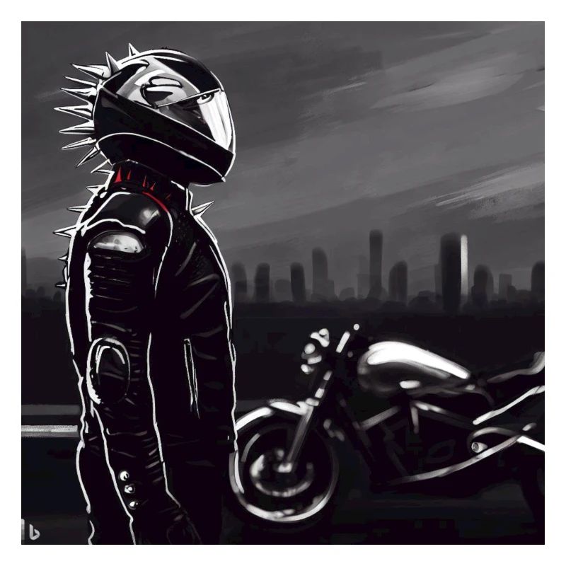 Motorcycle Pencil Drawing