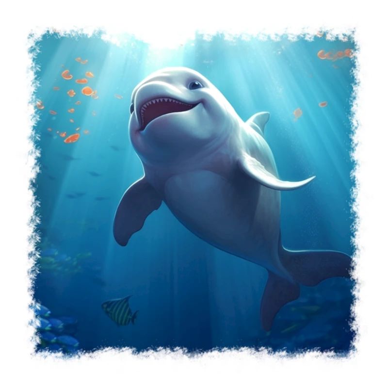 Happy dolphin