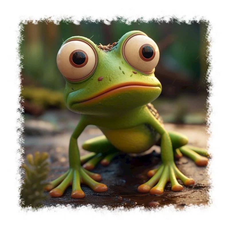 Cute frog