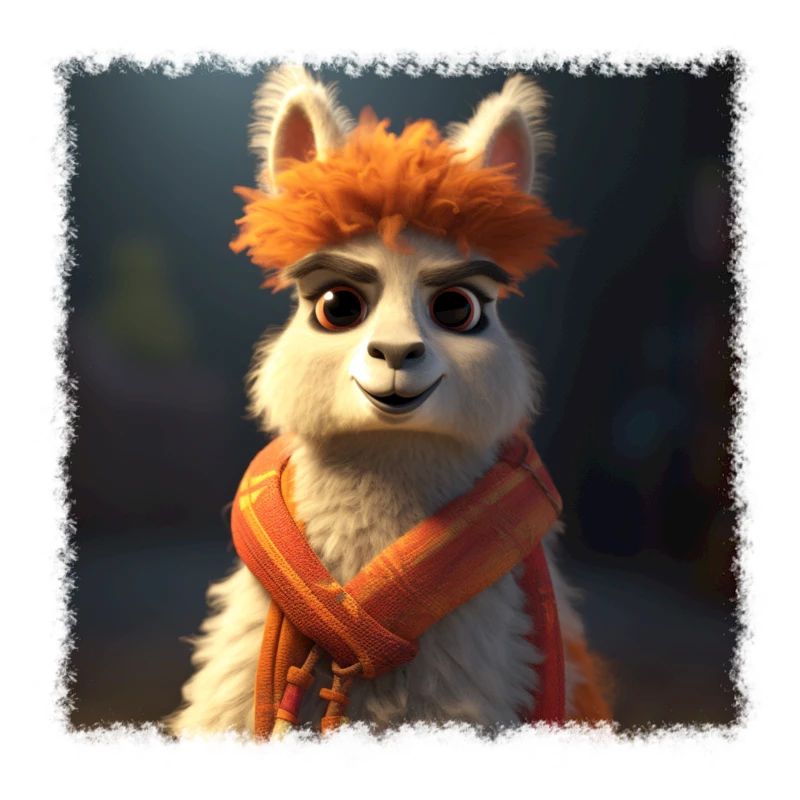 Lustiges Alpaca