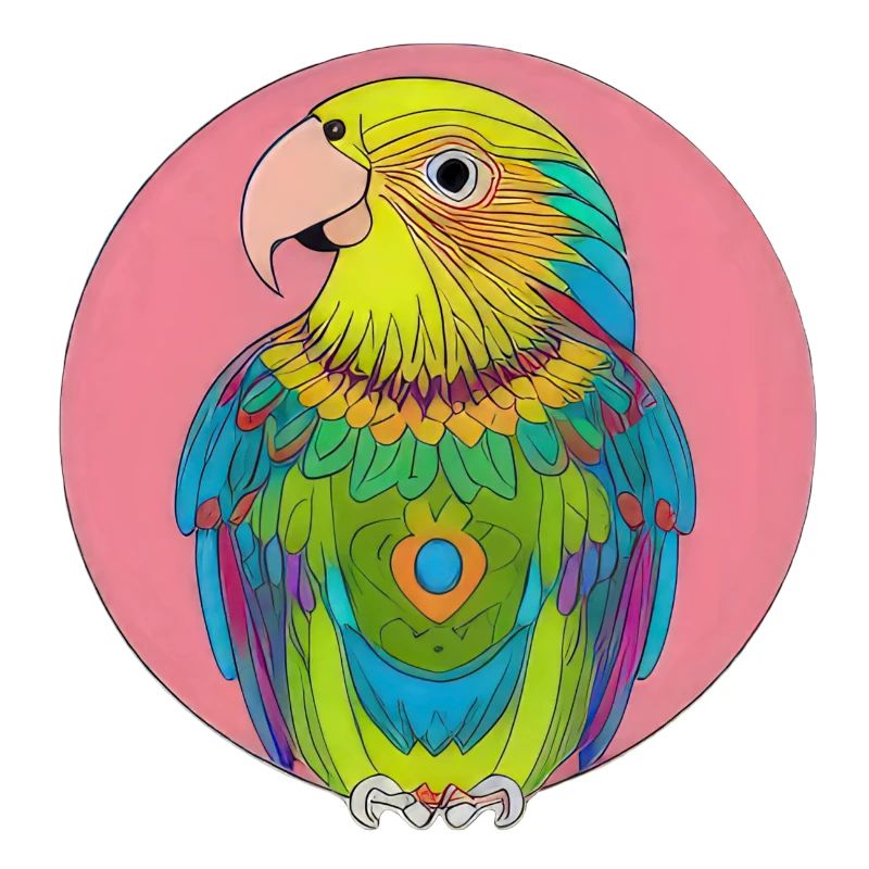 beautiful bright parrot |