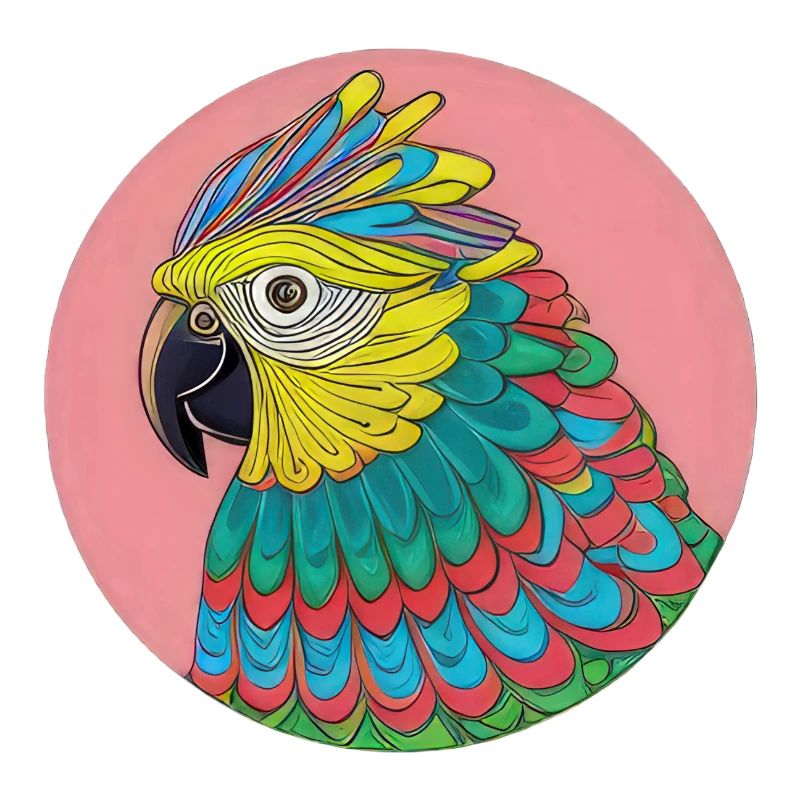 beautiful bright parrot |