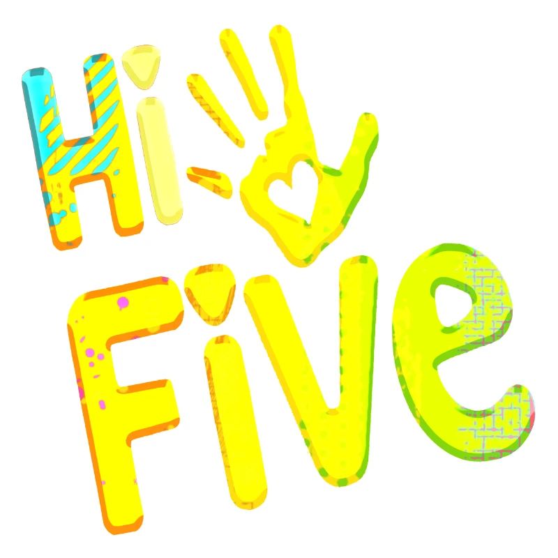 High Five Style Cool Hand Joke disant Hit Trend