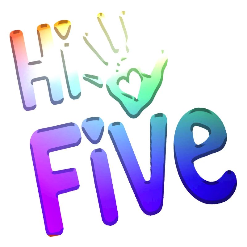 High Five Style Cool Hand Joke disant Hit Trend