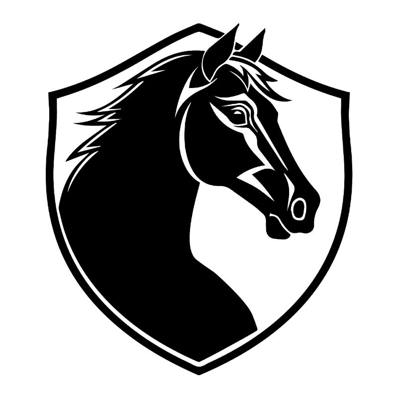 Poney tête de cheval