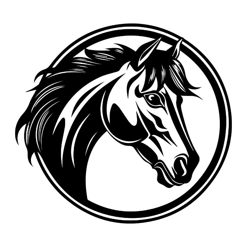 Poney tête de cheval