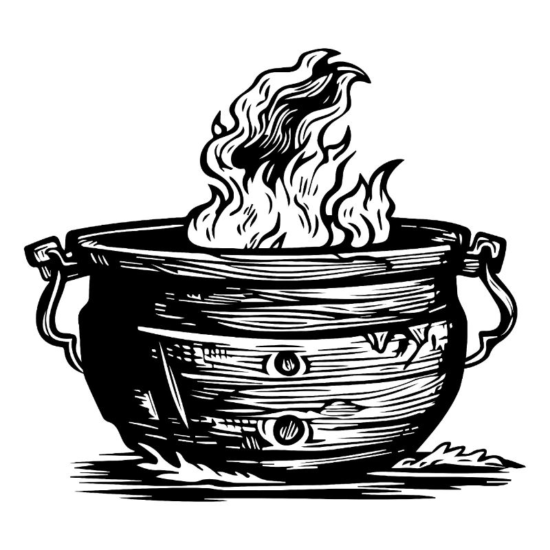 Cauldron Magical Witch Halloween