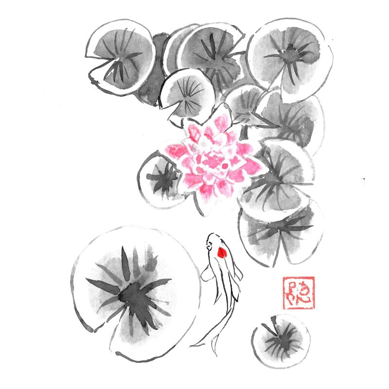 Nenuphars and Koi 02