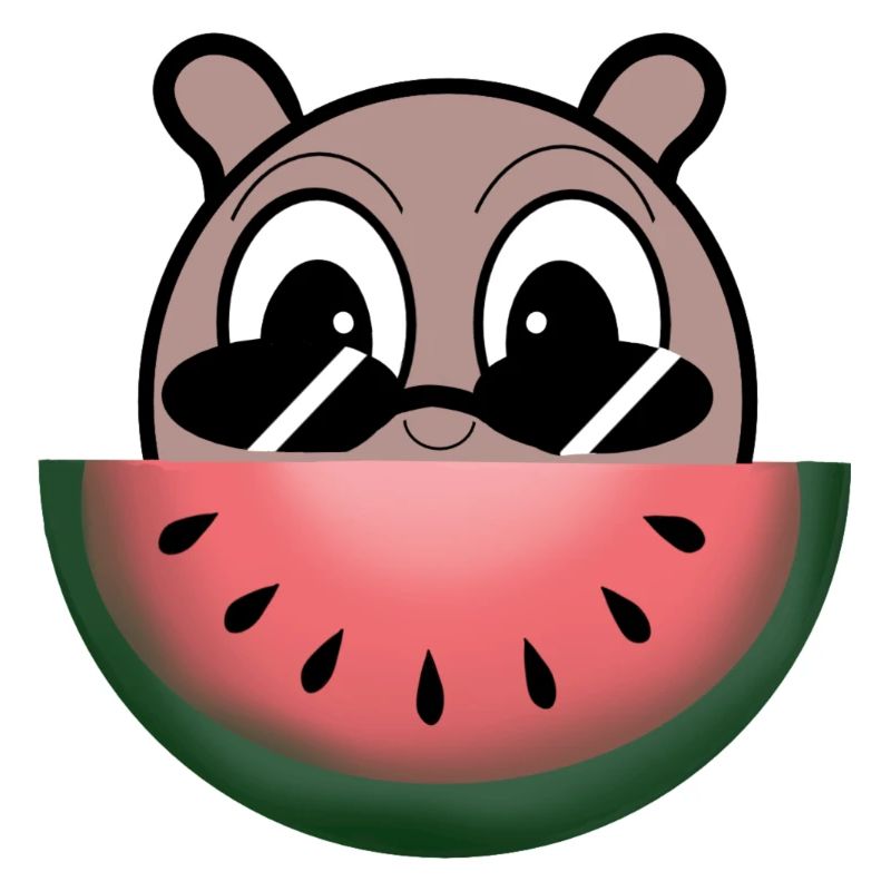 Wassermelonen-Charakter