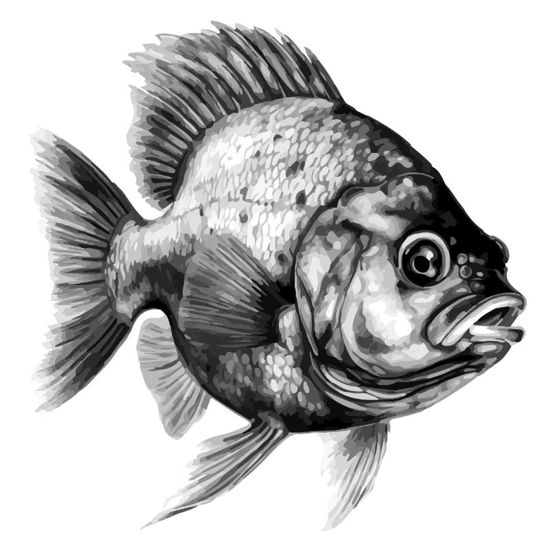 Le piranha au crayon