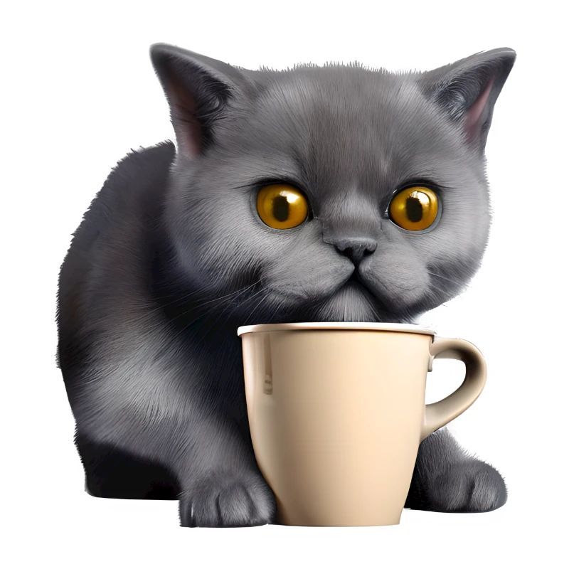 chaton, chat, café, chat domestique, propriétaire de chat