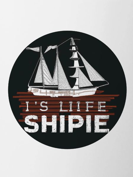 Schiff-Design mit Spruch