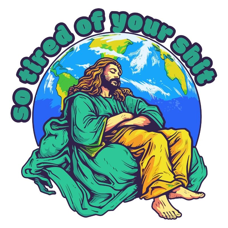 Jésus fatigué