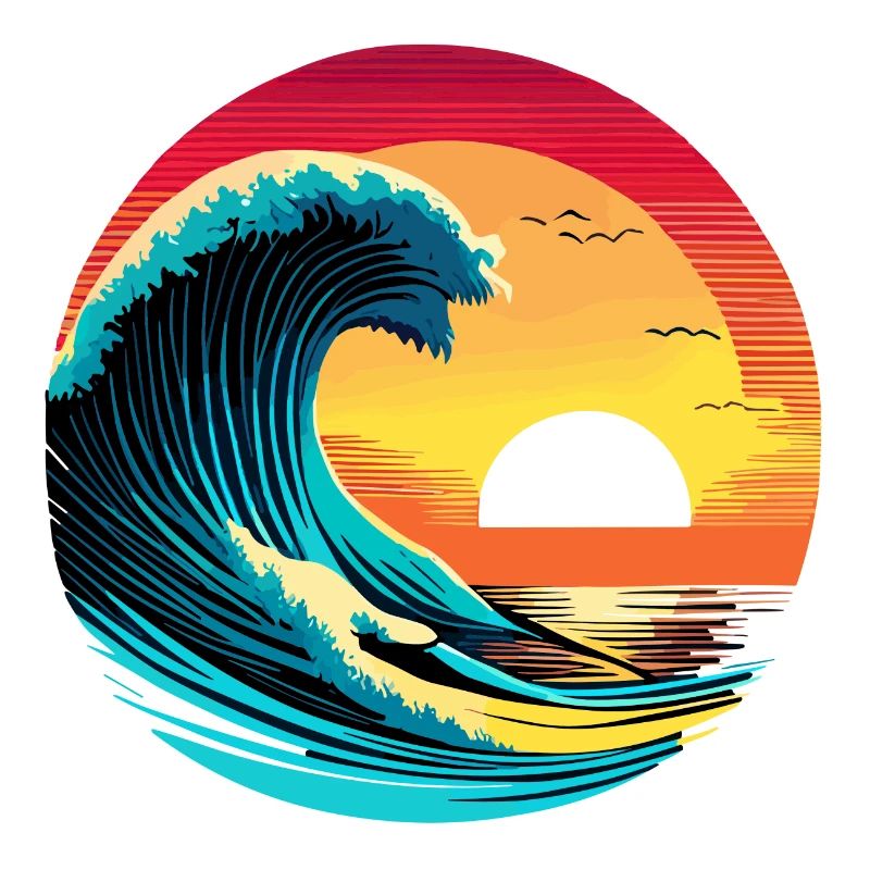 Surfer Sunset