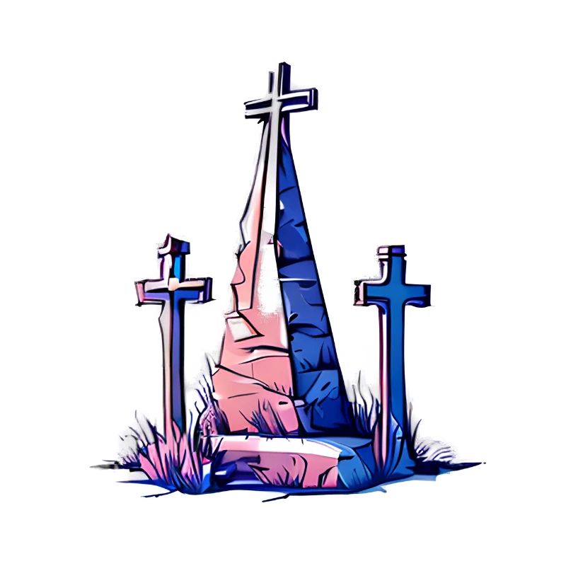 Tombe 3 croix