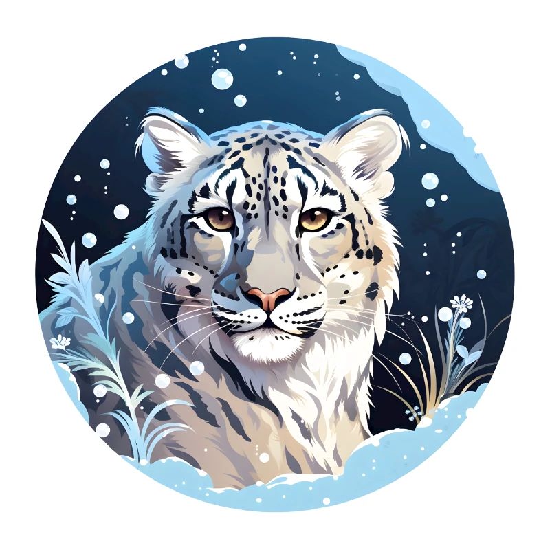 Snowy Leopard