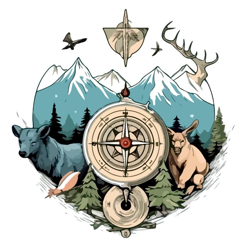 Nature and animal compass