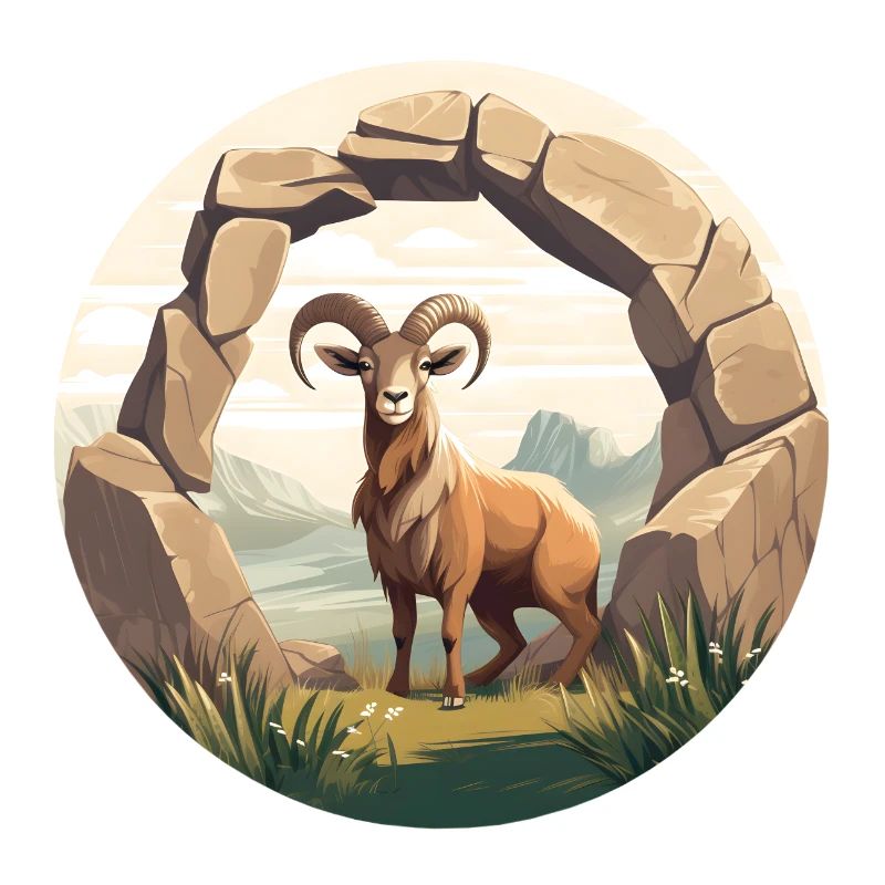 Majesté Alpine Ibex