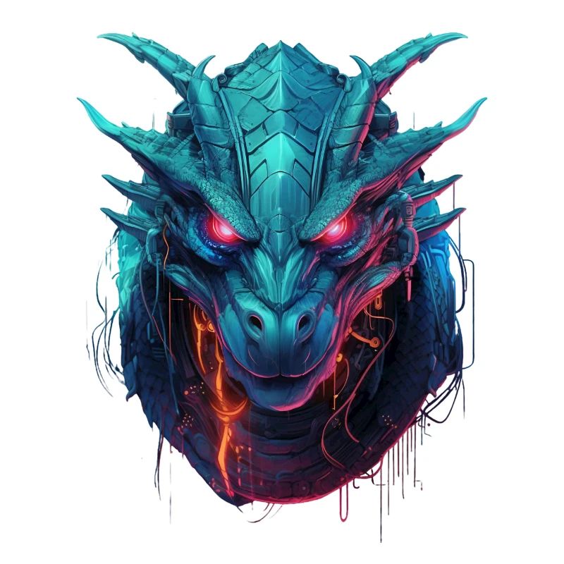 Techno-Drache - Der Cyberpunk-Mythos