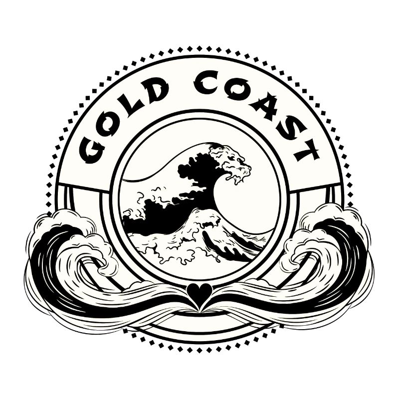 Gold Coast Australie Vagues de l’océan