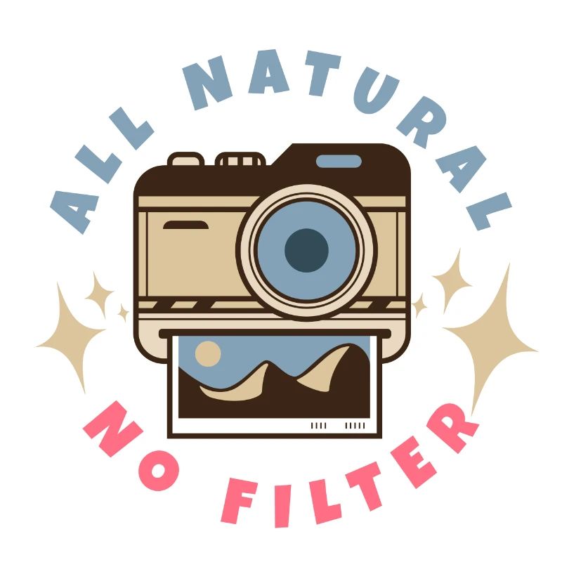 All Natural No Filter Instant Camera