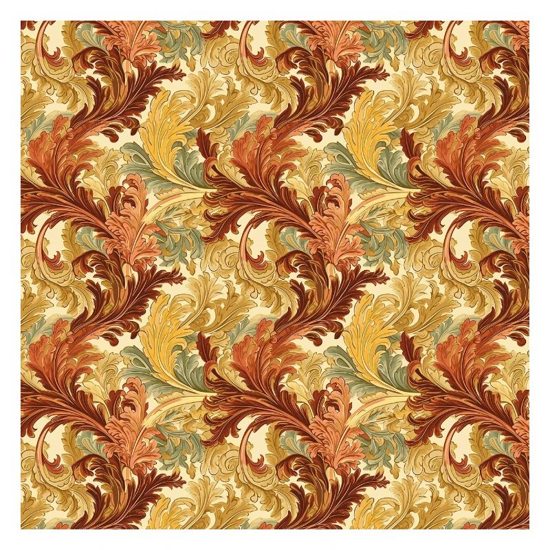 Leaves Seamless Pattern Leaf Foliage Nature Print