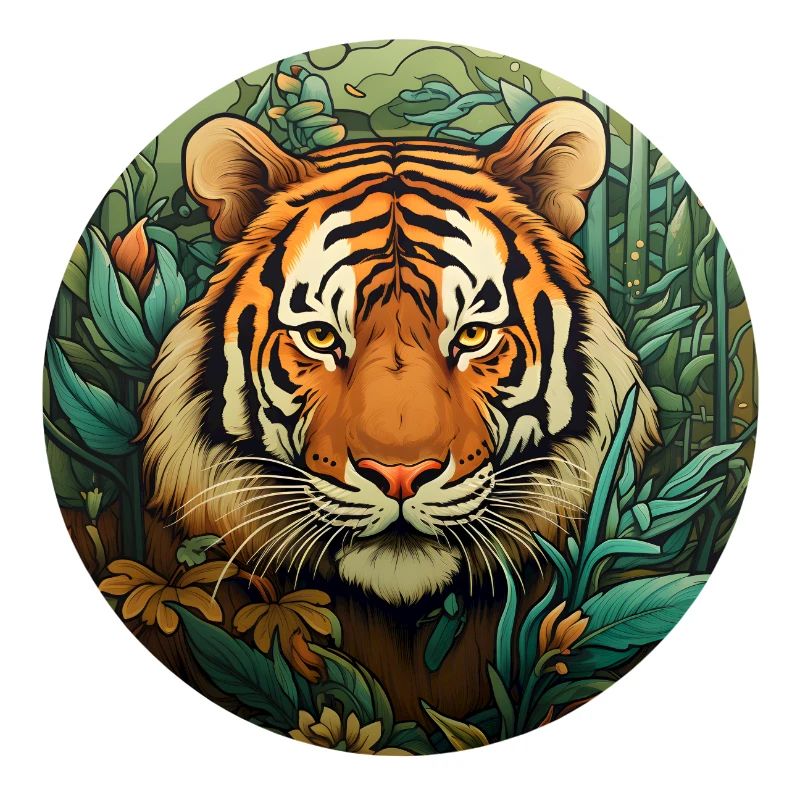 Tigre vibrant