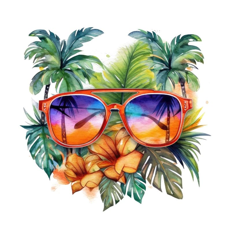 Lunettes de soleil Triopical Summer Sun Beach Mers du Sud