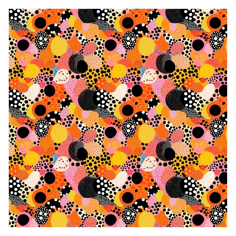 Abstract Seamless Pattern Shapes Lines Modern Art