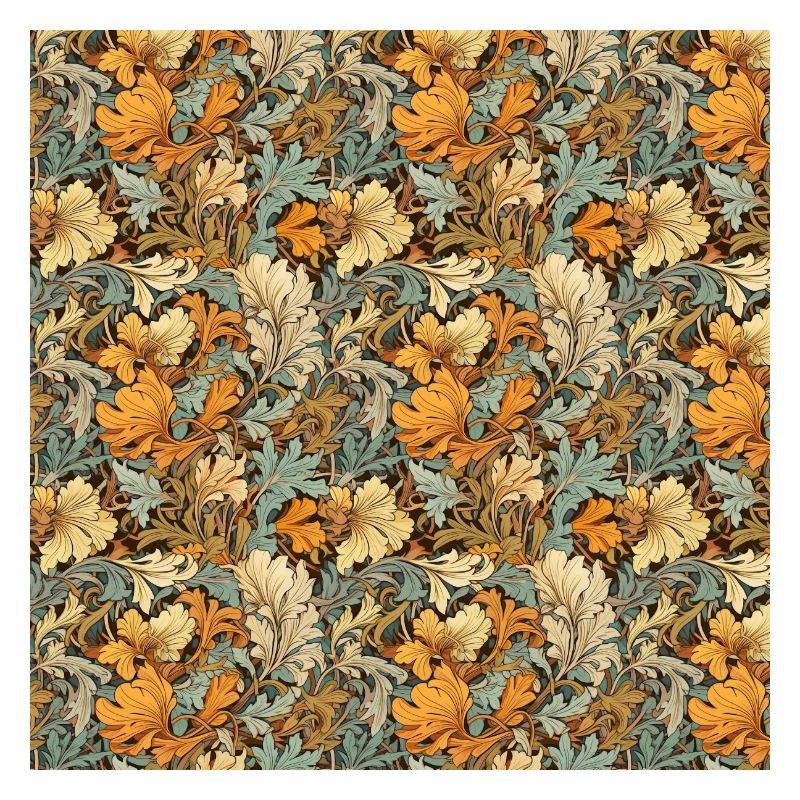 Leaves Seamless Pattern Leaf Foliage Nature Print