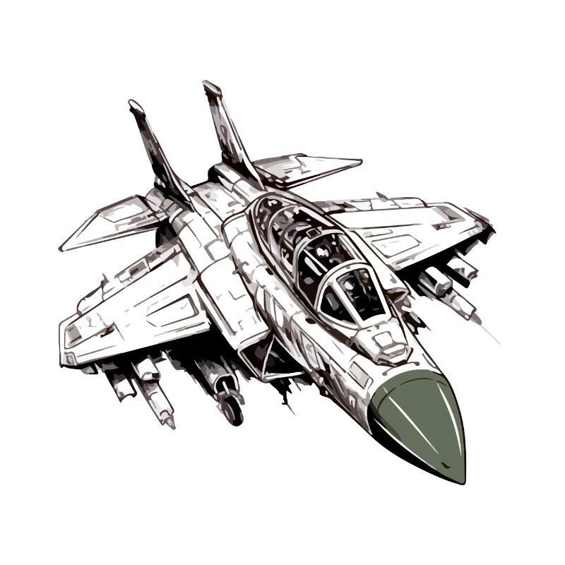 Silver arrow plane