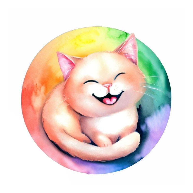 Regenbogenkatze