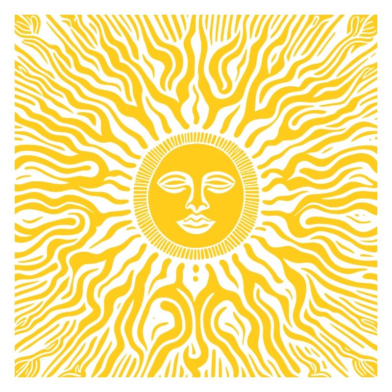 Decorative Sun Design