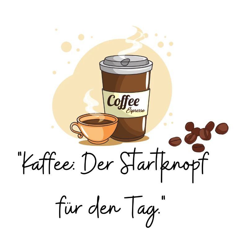 "Kaffee: Der Startknopf für den Tag."