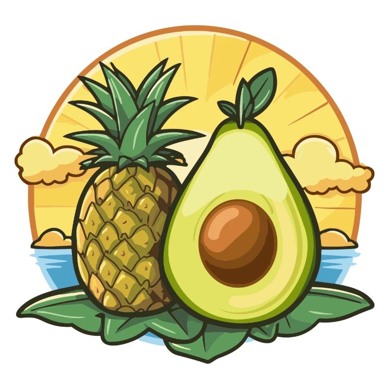 Avocat Ananas été
