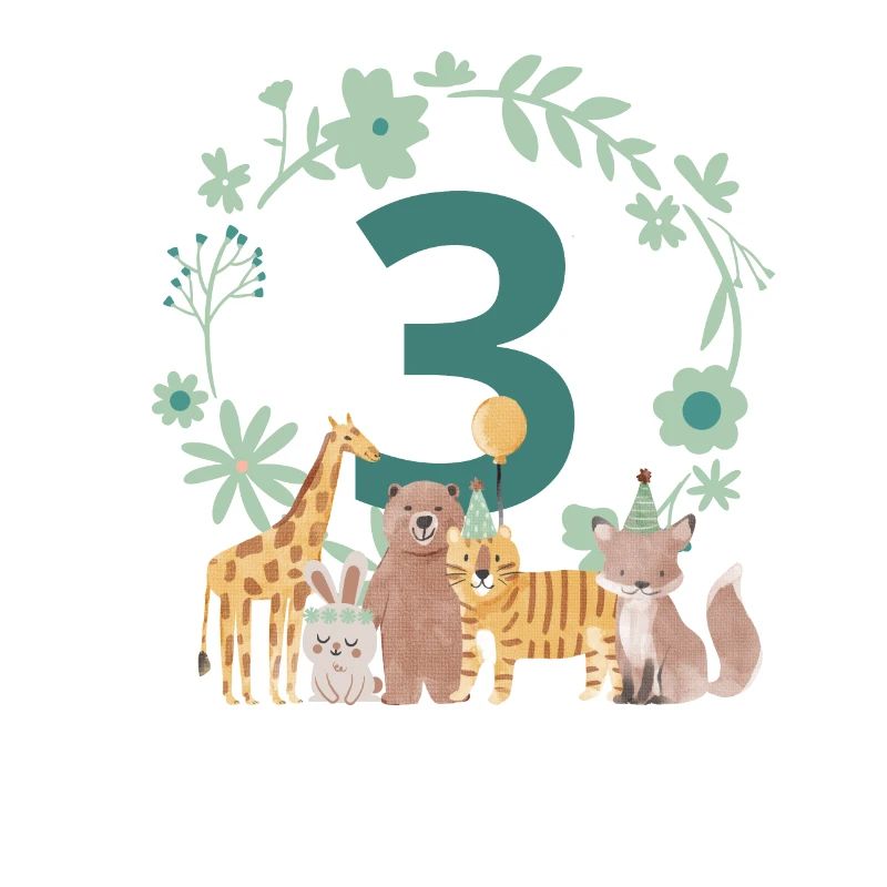 3rd anniversary - third anniversary animals