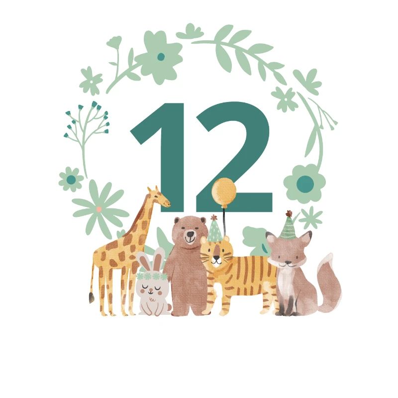 12th Anniversary - Twelfth Anniversary Animals