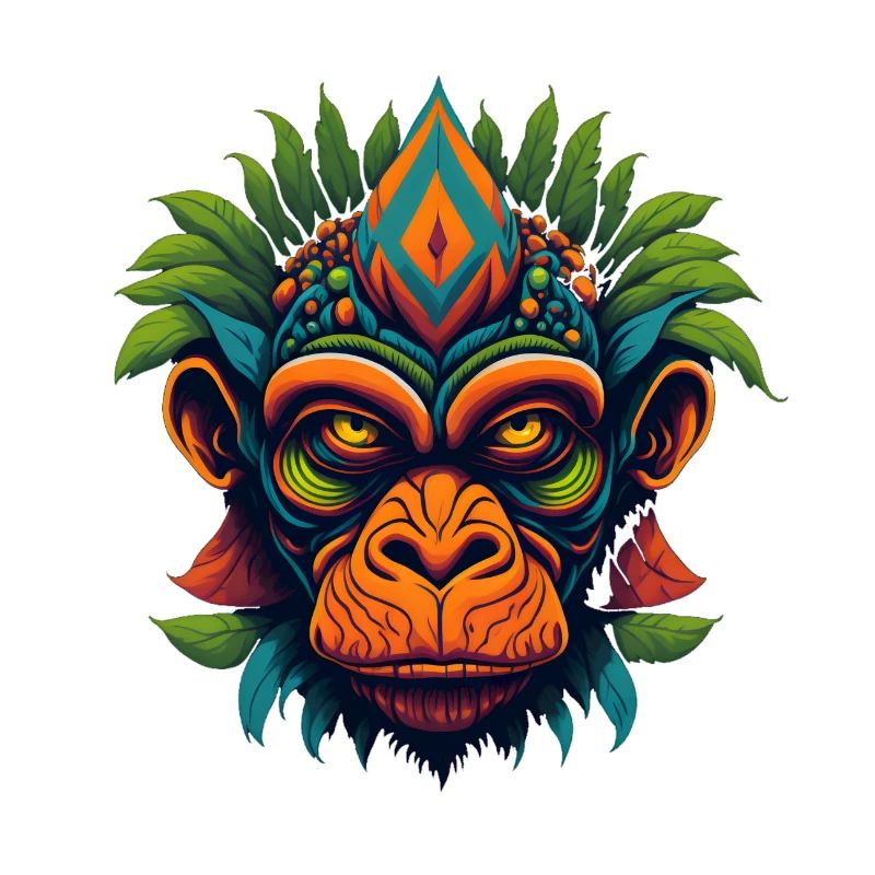Trippy Monkey Primate Jungle