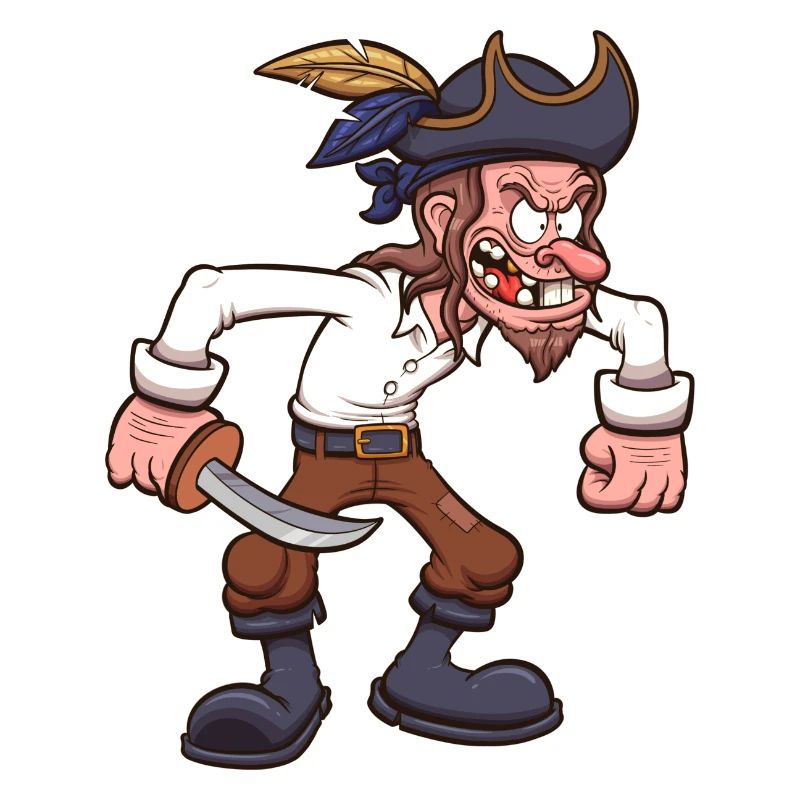 Pirate de dessin animé