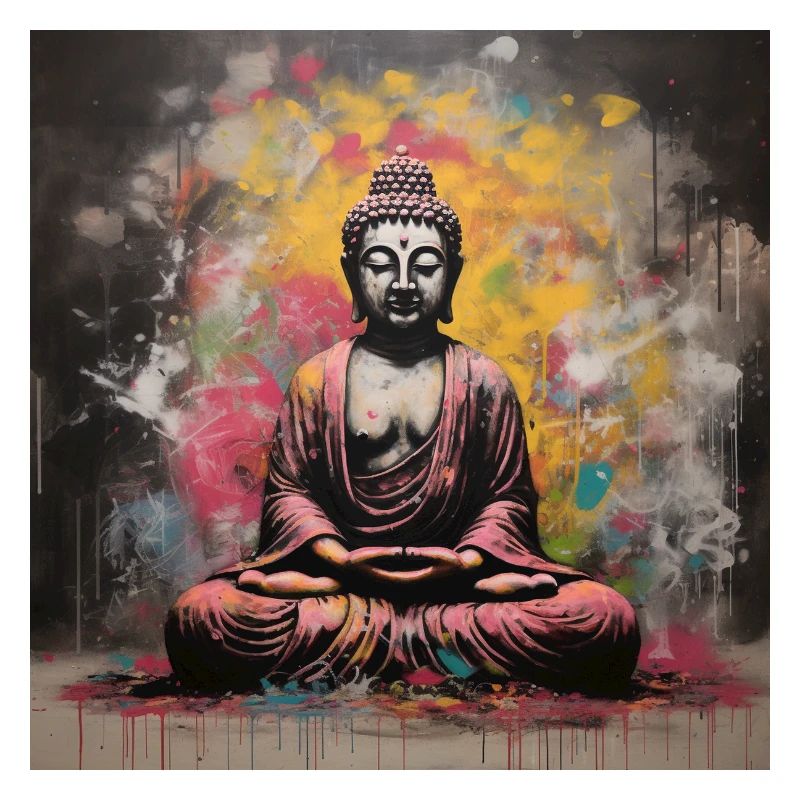 Un Buddha rose