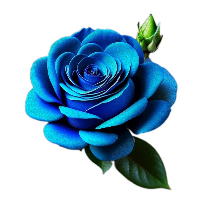Rose bleue